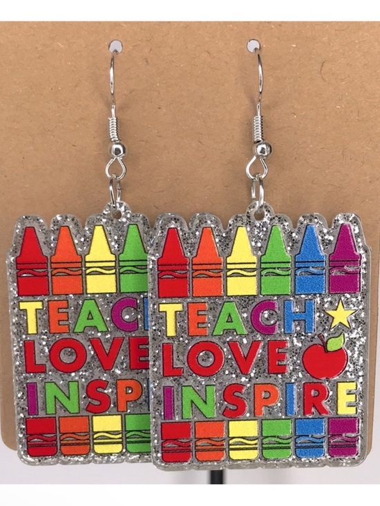 Fashion Jewelry Jewelry - Teacher Style Sparkling Dangle Earrings Acrylic Fashion Jewelry